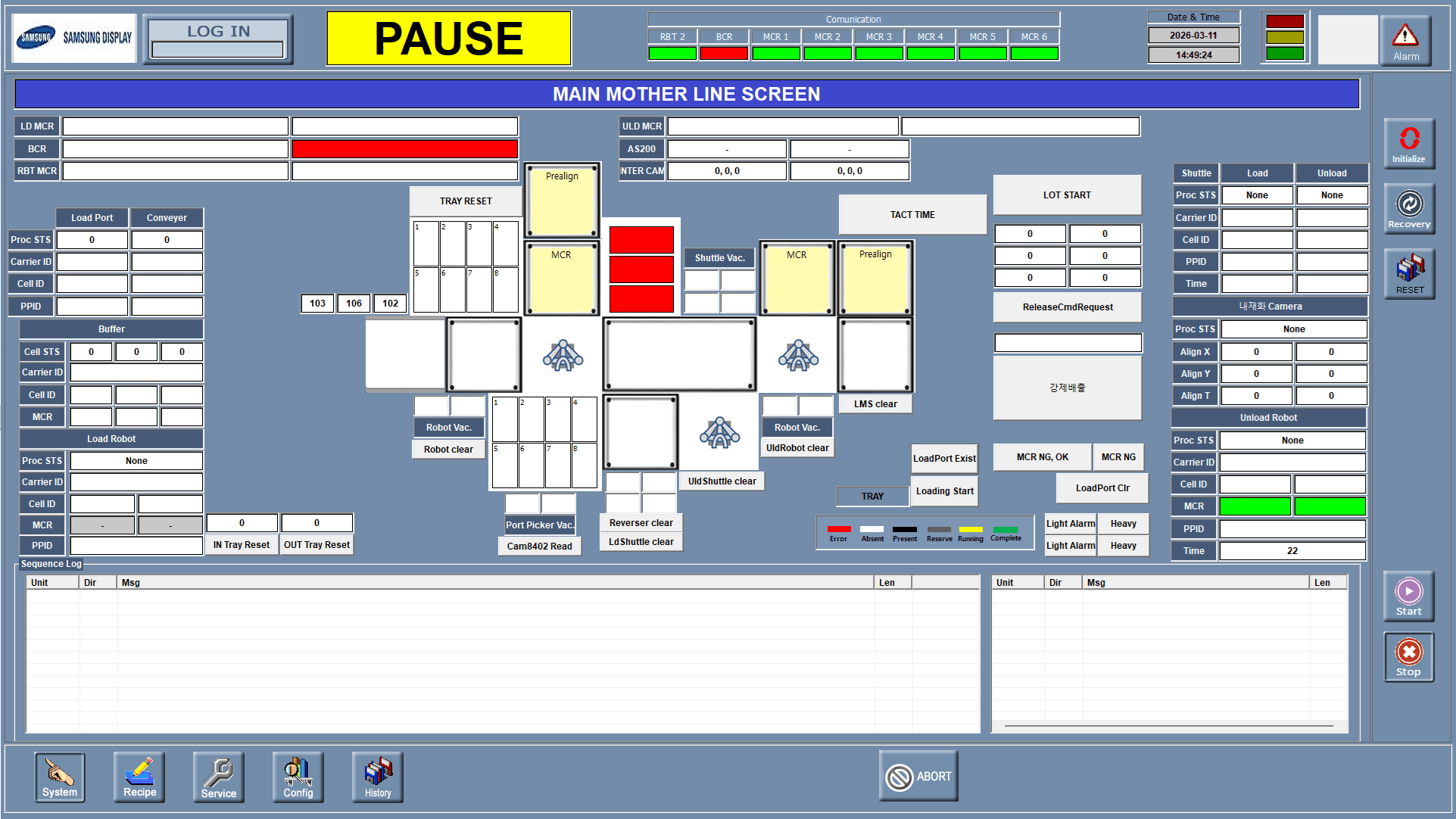 [C#·WinForms] 나찌 듀얼 로봇 Mother Line 장비 제어 소프트웨어 개발 cover