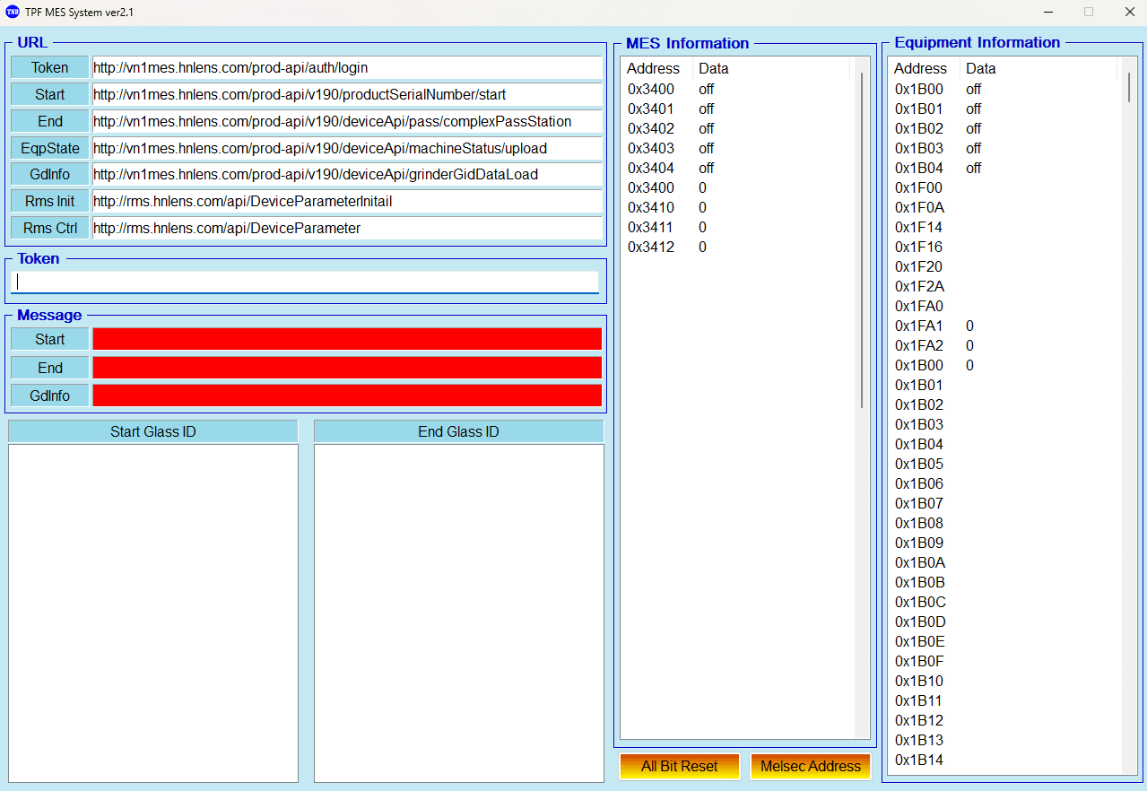 [C#·WinForms] Lens 사 MES 연동 장비 제어 시스템 개발 cover